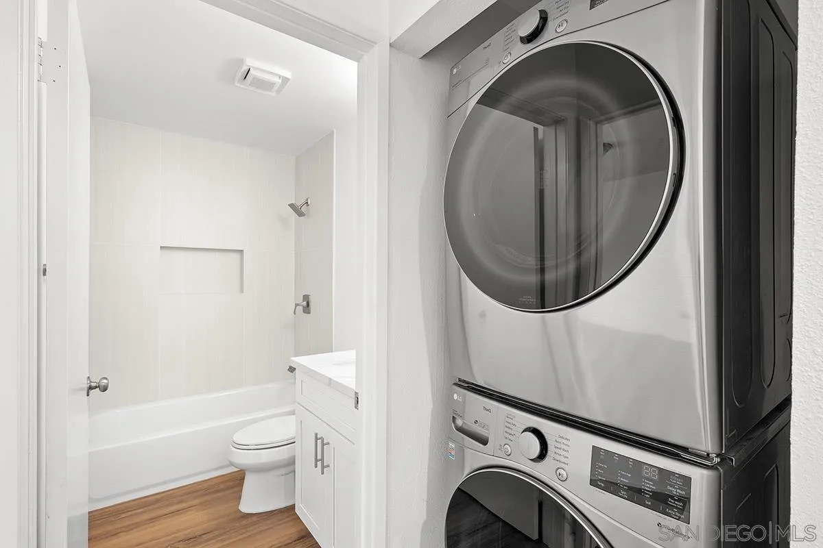2742 A Street, Unit 202 San Diego, CA 92102 - Photo 15 of 22 a close view of bathroom with a toilet and a sink