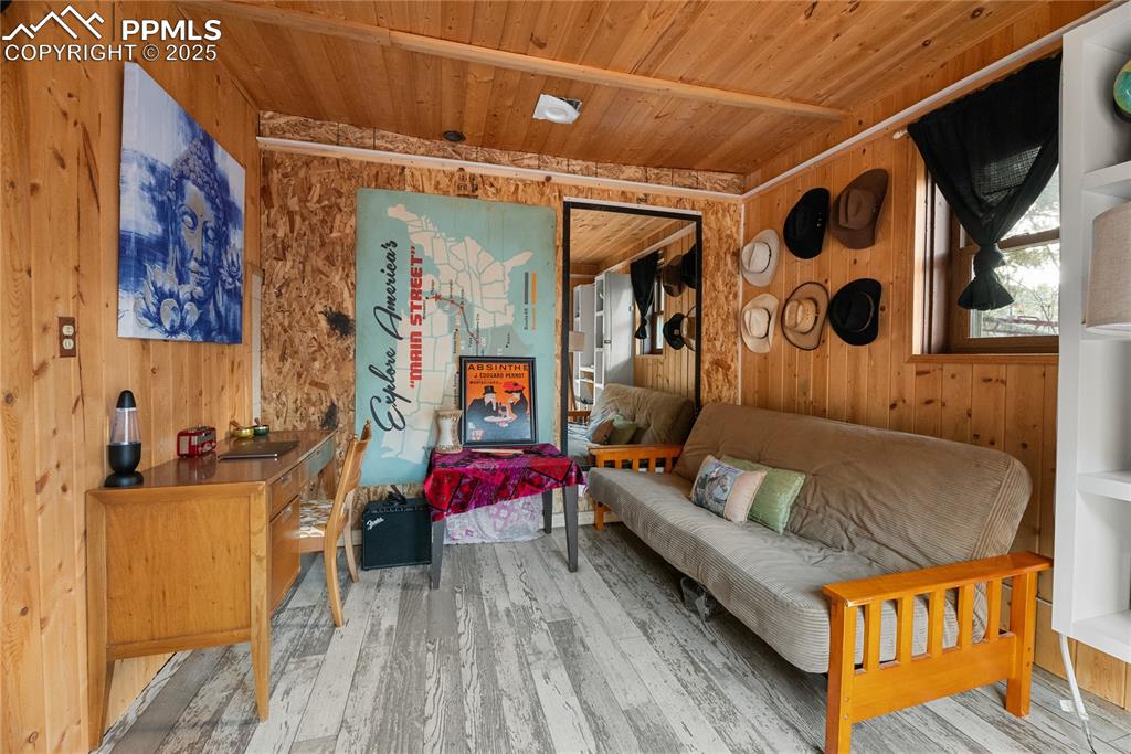 9270 Picabo Road Cascade, CO 80809 - Photo 29 of 31 a living room with furniture and a flat screen tv