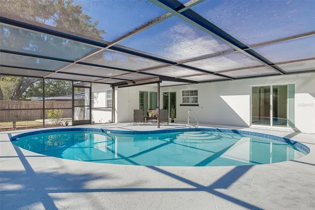 a view of a house with sitting area
