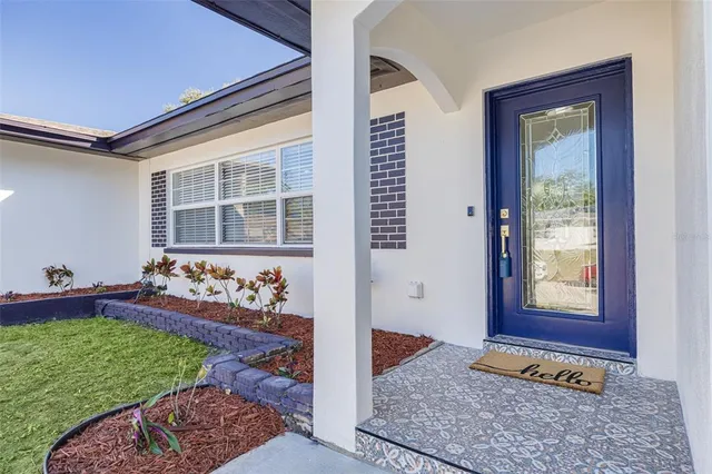 a view of an front door of a house