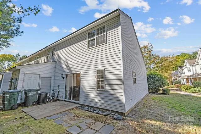a view of a door of a house with a door