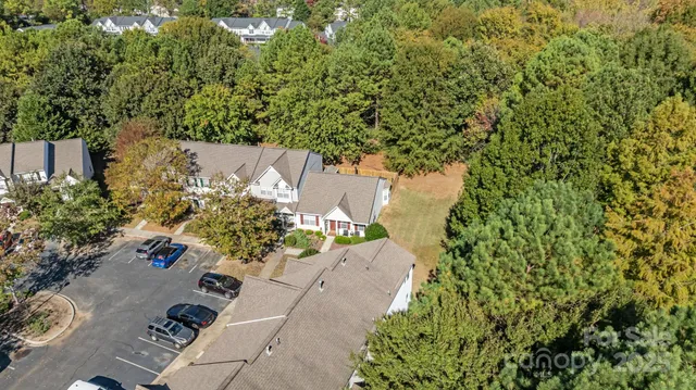 an aerial view of a city with lots of residential buildings