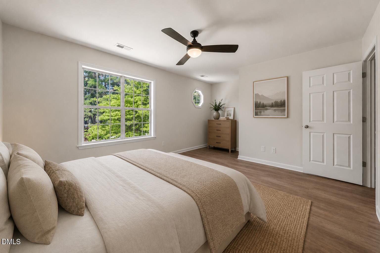 5551 Fieldcross Court Raleigh, NC 27610 - Photo 6 of 31 Virtually Staged Primary Bedroom