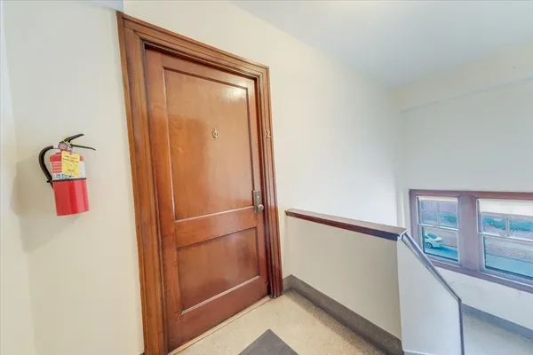 a view of front door