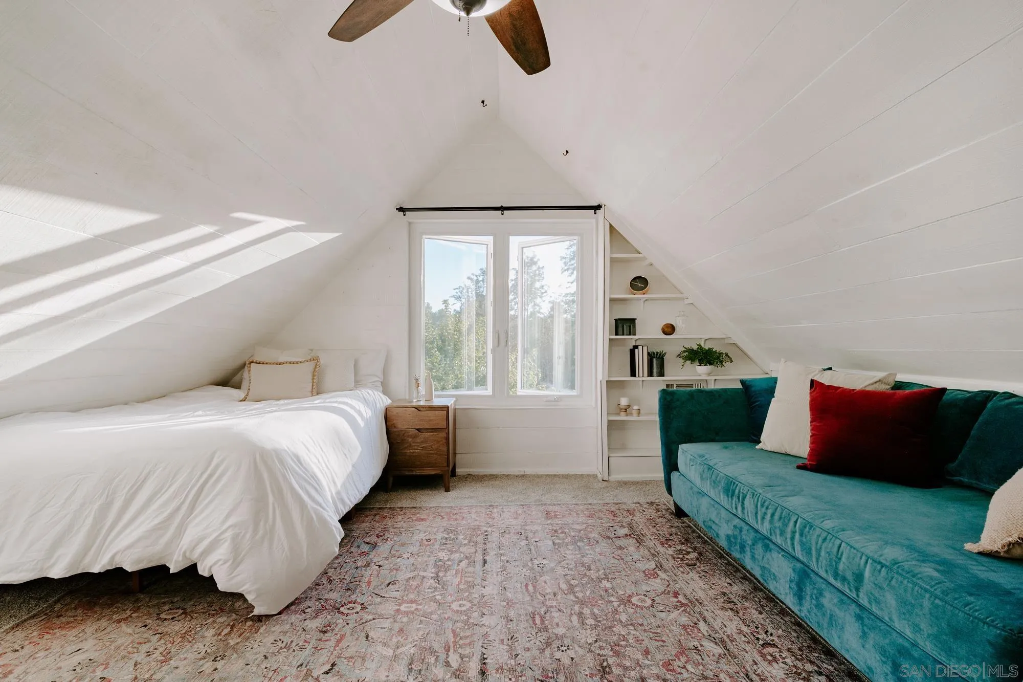 1560 South Grade Road Alpine, CA 91901 - Photo 17 of 48 a spacious bedroom with a bed and window