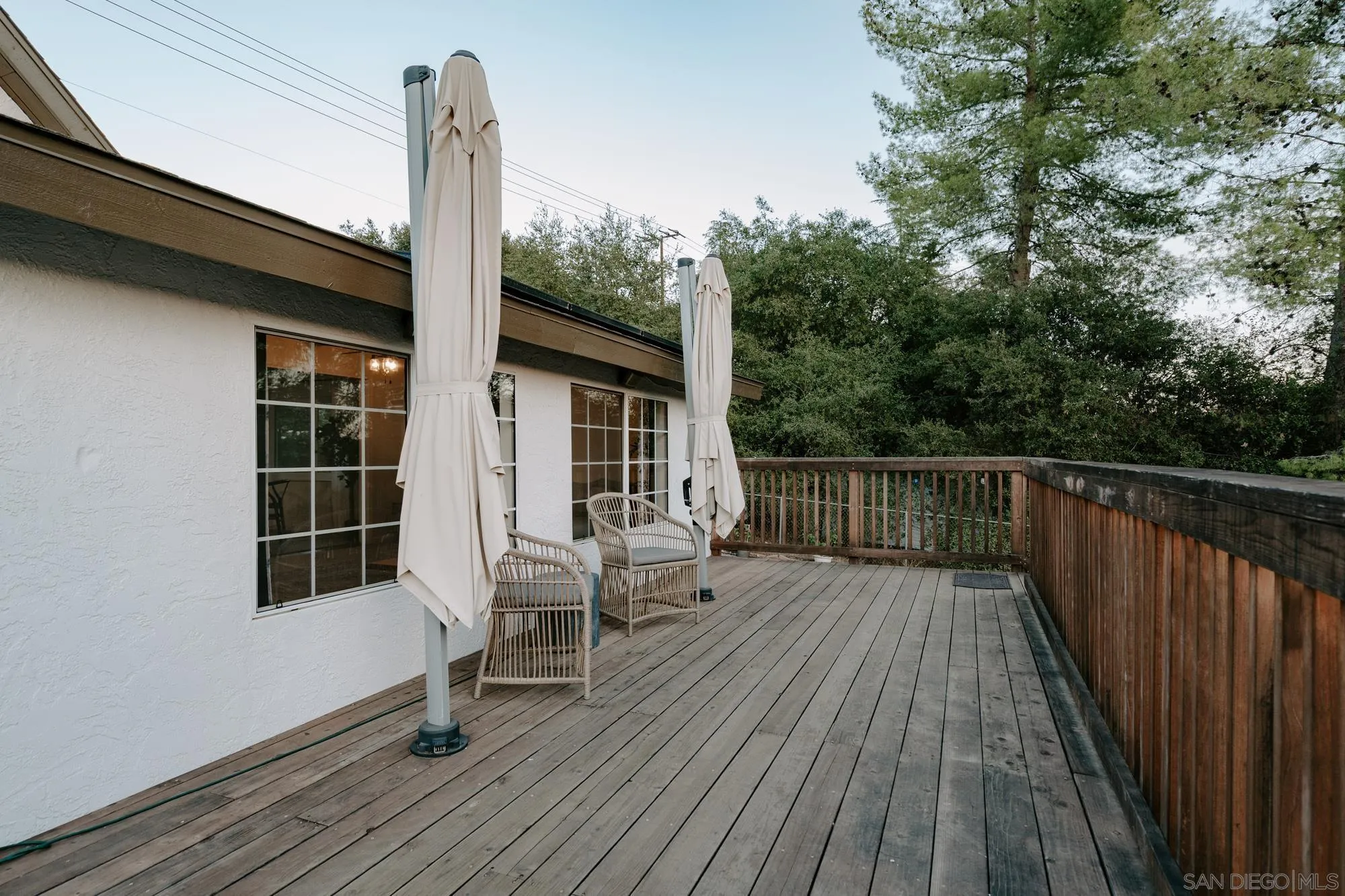 1560 South Grade Road Alpine, CA 91901 - Photo 28 of 48 a view of deck with chairs and wooden floor