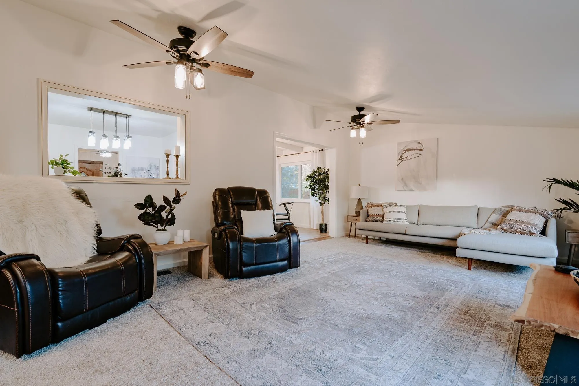1560 South Grade Road Alpine, CA 91901 - Photo 8 of 48 a living room with furniture and a chandelier