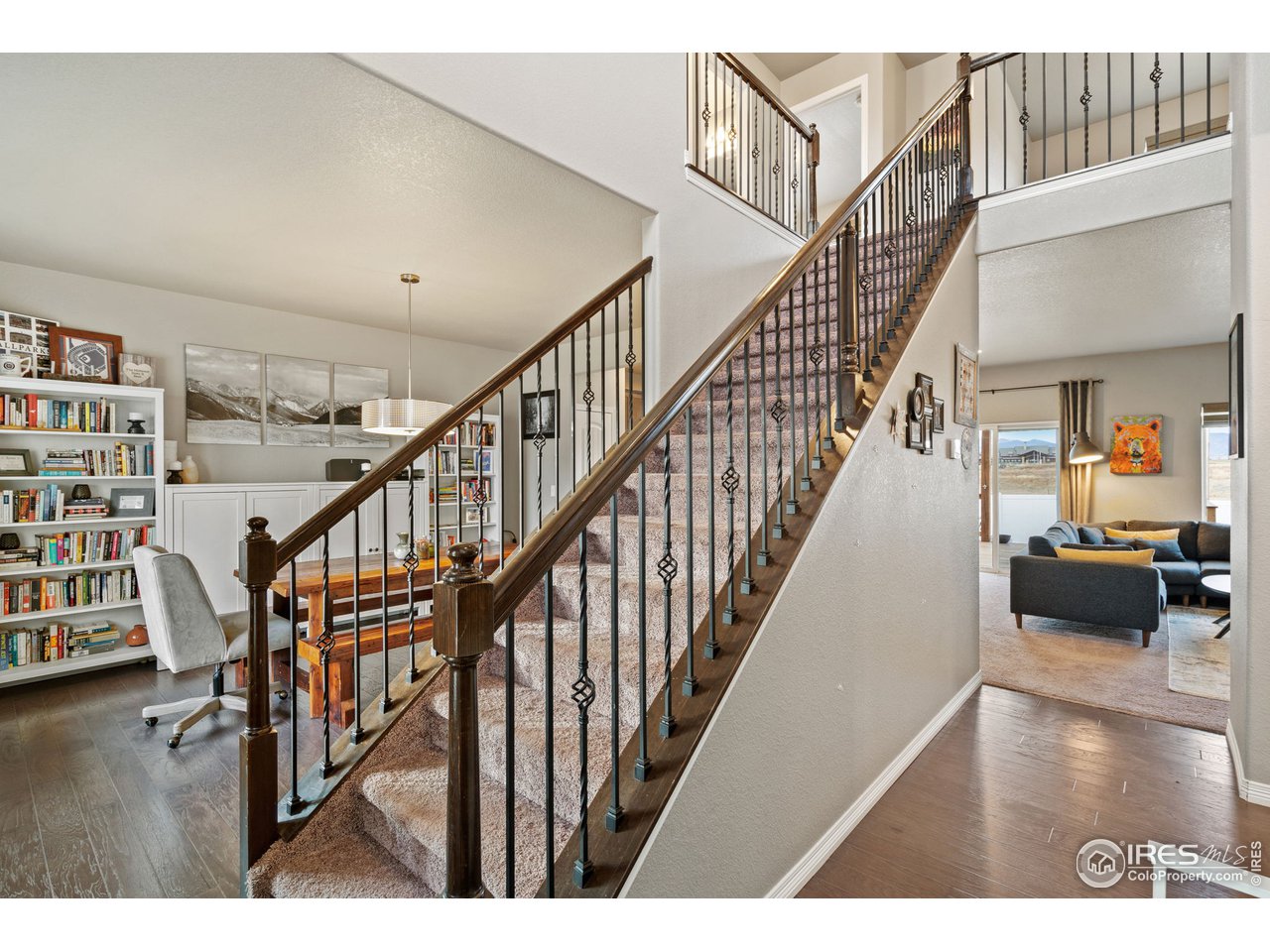 2499 Likens Drive Berthoud, CO 80513 - Photo 33 of 33 a view of entryway and hall with wooden floor