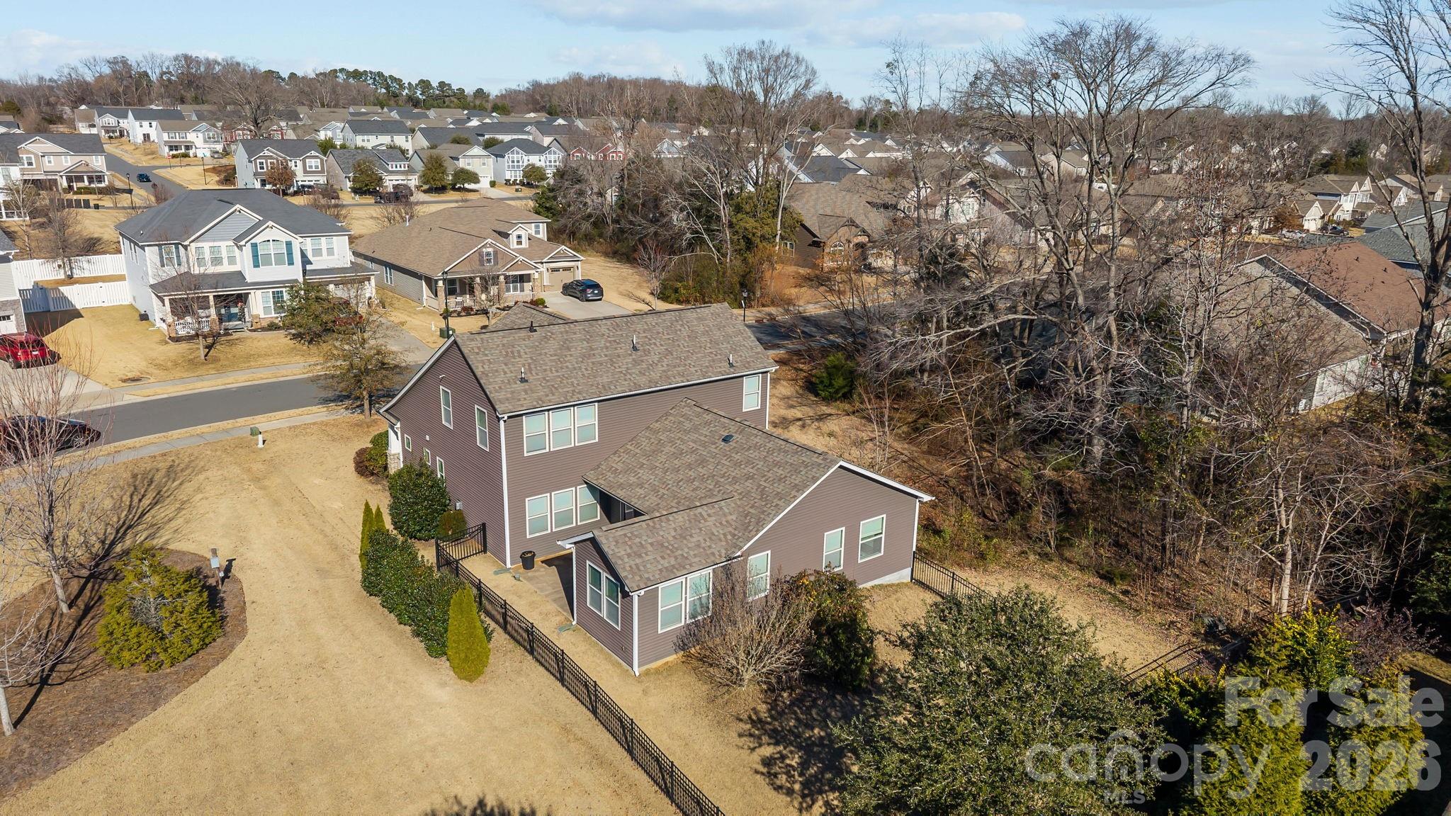 1440 Imperial Court York, SC 29745 - Photo 44 of 47 an aerial view of residential houses with outdoor space