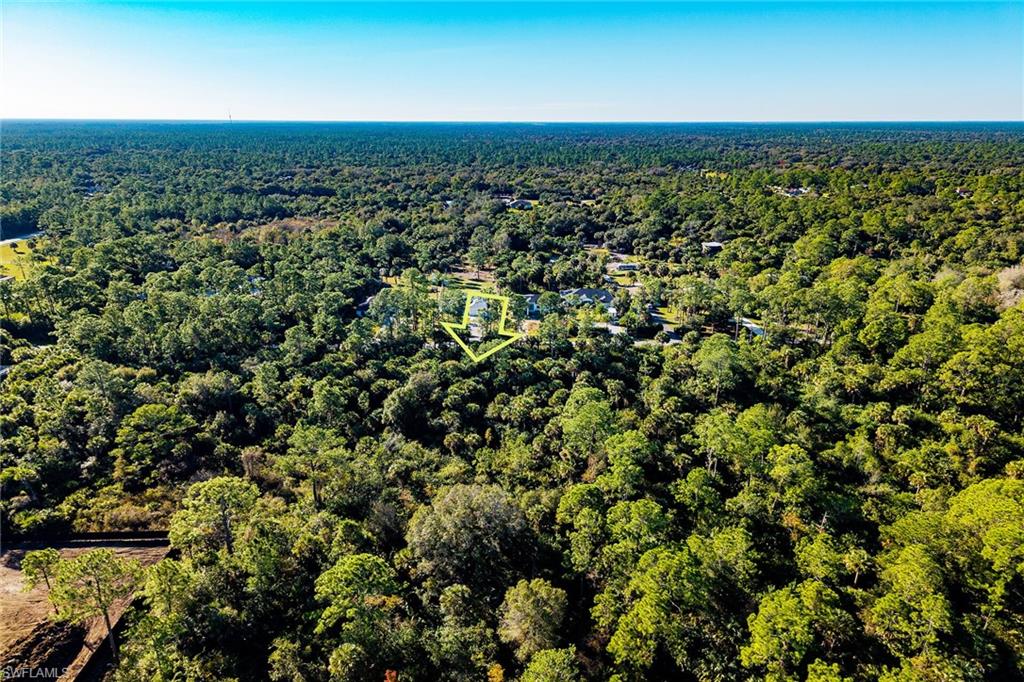 4431 16th Avenue Southeast Naples, FL 34117 - Photo 17 of 21 an aerial view of residential houses with outdoor space and trees