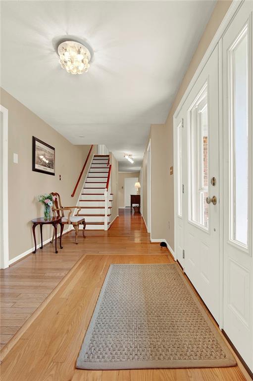 185 Barron Road Ligonier, PA 15658 - Photo 27 of 47 Entrance from front door and staircase leading to the 2nd floor