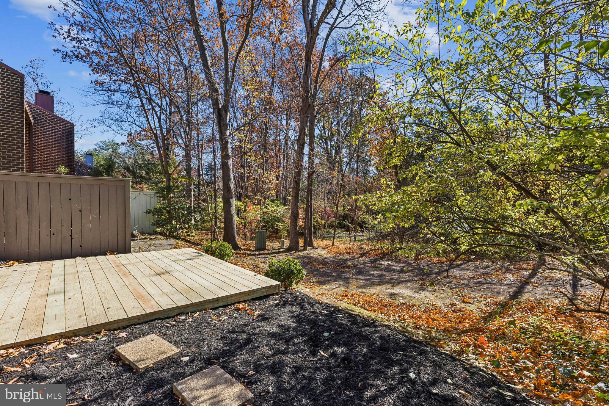 2015 Wethersfield Court Reston, VA 20191 - Photo 22 of 24 a view of backyard with wooden fence