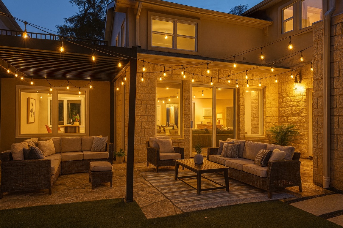 3210 Enfield Road Austin, TX 78703 - Photo 4 of 31 Back patio for outdoor entertaining