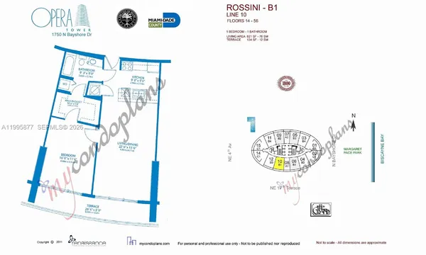 $2,654 | 1750 North Bayshore Drive, Unit 5510, Miami, FL 33132