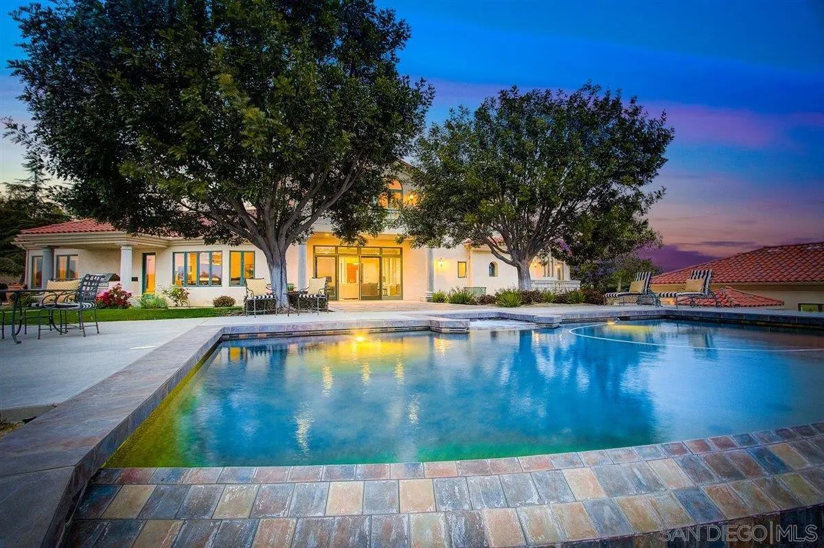 4349 Fallsbrae Road Fallbrook, CA 92028 - Photo 3 of 68 a view of swimming pool with outdoor seating and plants