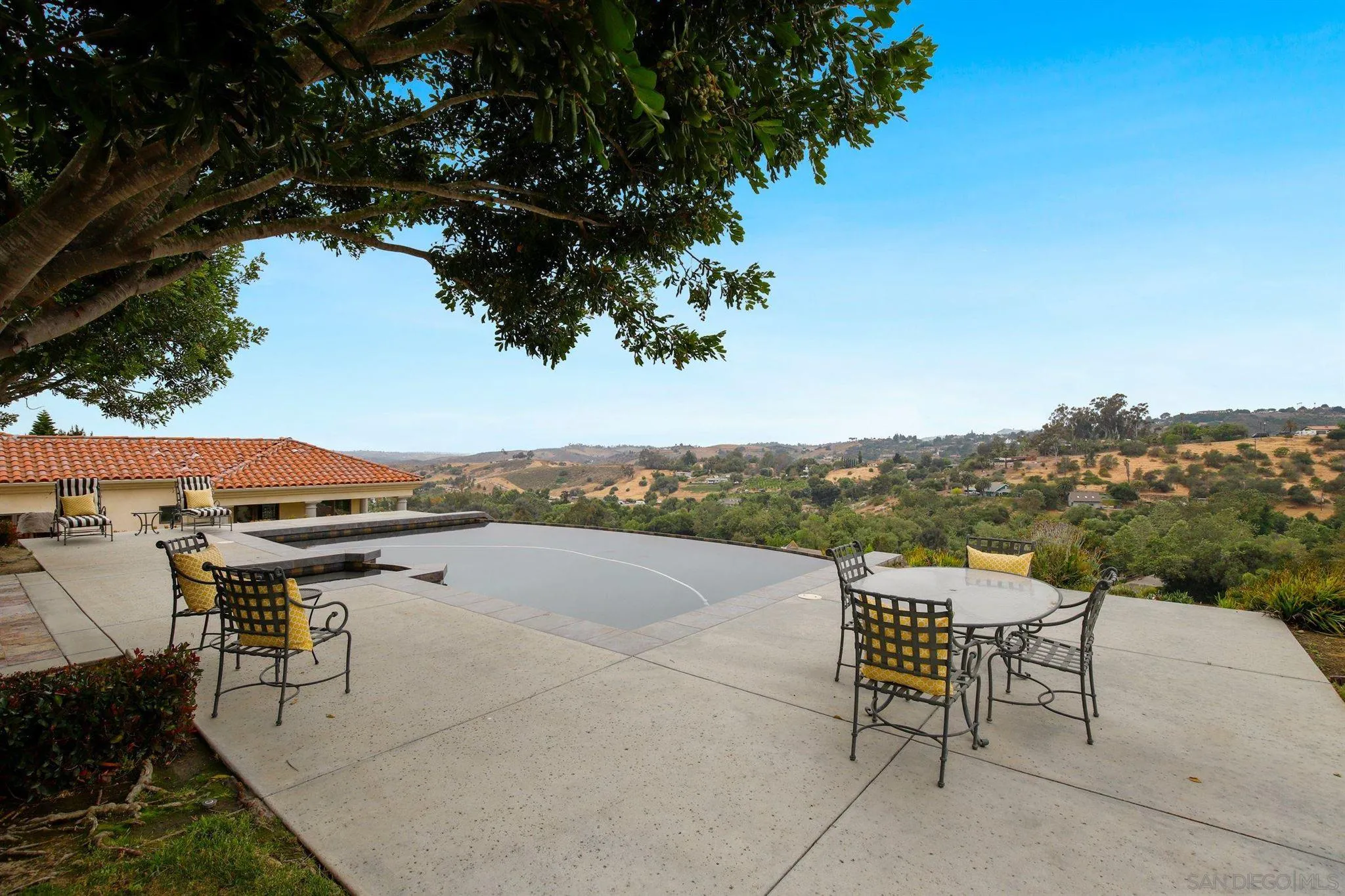 4349 Fallsbrae Road Fallbrook, CA 92028 - Photo 38 of 68 a view of a terrace with sitting area