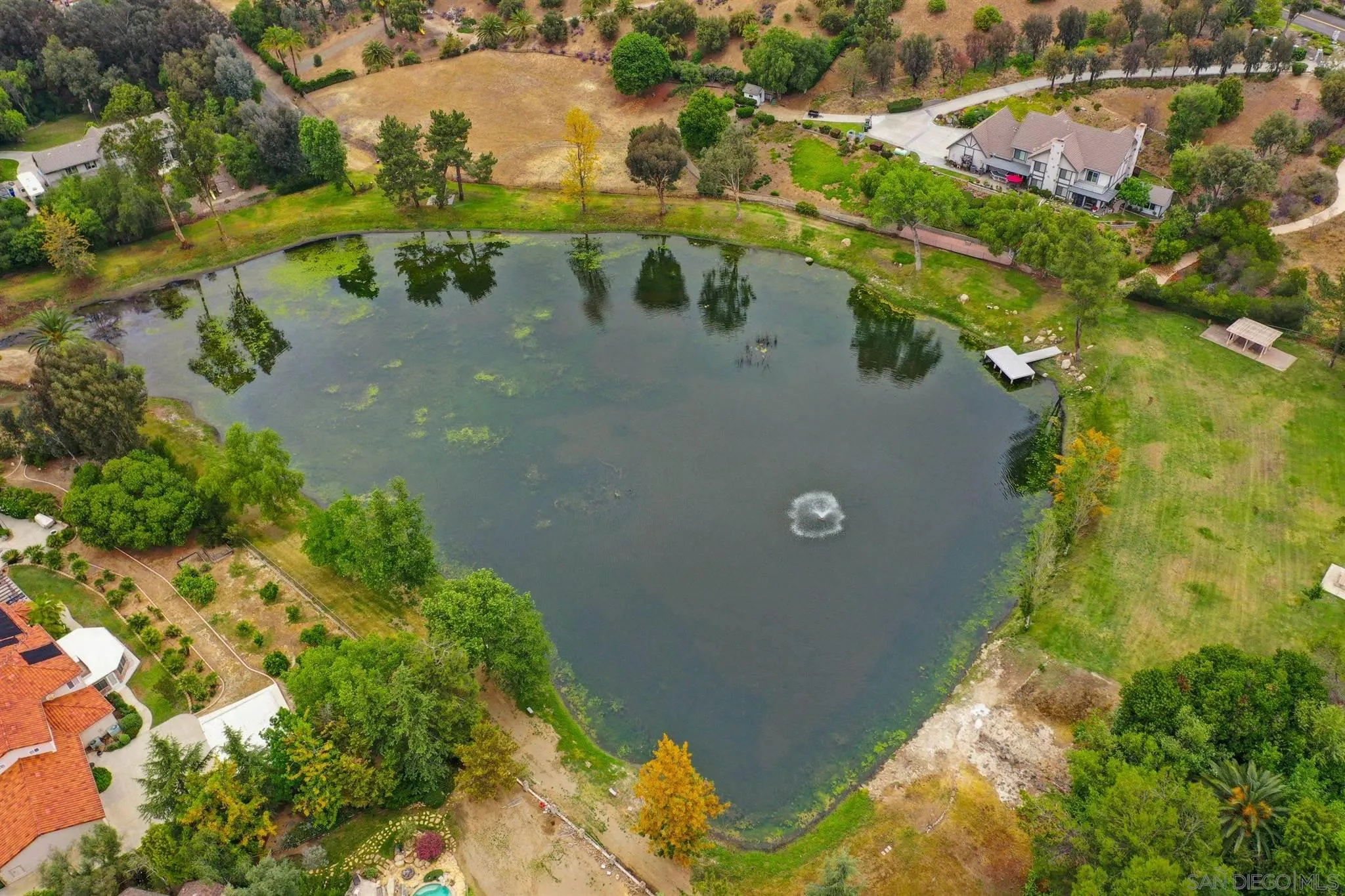 4349 Fallsbrae Road Fallbrook, CA 92028 - Photo 58 of 68 an aerial view of residential house with outdoor space