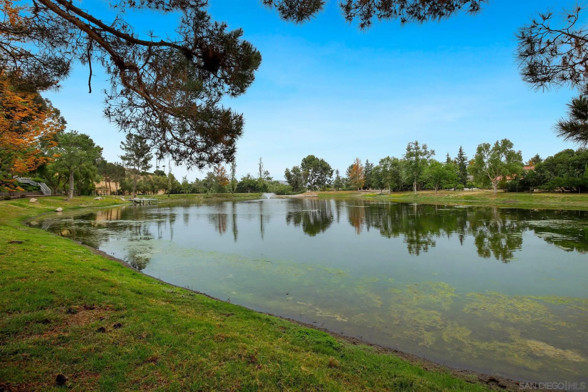 4349 Fallsbrae Road Fallbrook, CA 92028 - Photo 59 of 68 a view of a lake with houses in the background