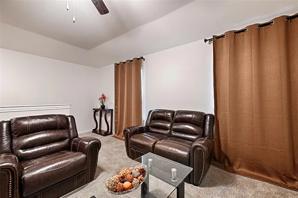 a room with furniture