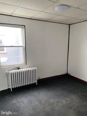 a view of a glass door