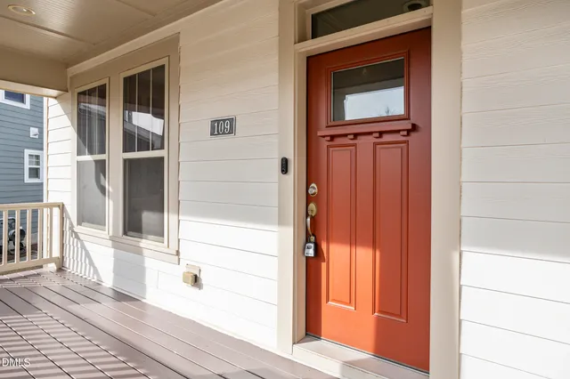 a view of front door of the house