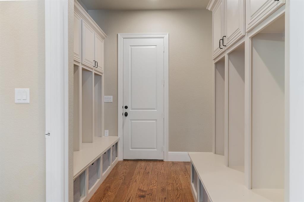 594 Turner Warnell Road Mansfield, TX 76063 - Photo 15 of 38 Mudroom with real hardwood flooring