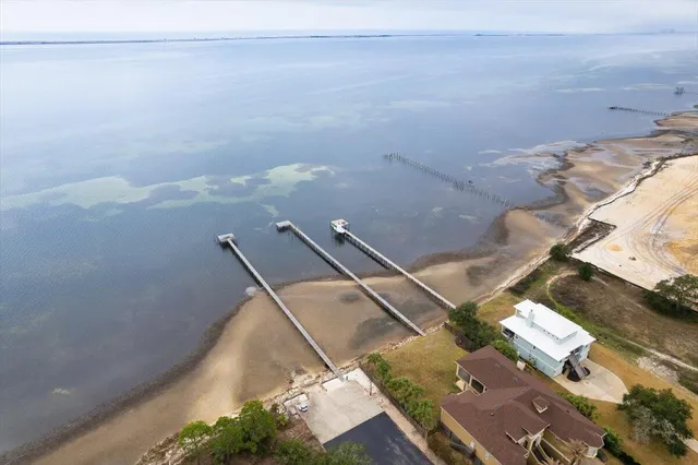 a front view of house with ocean view