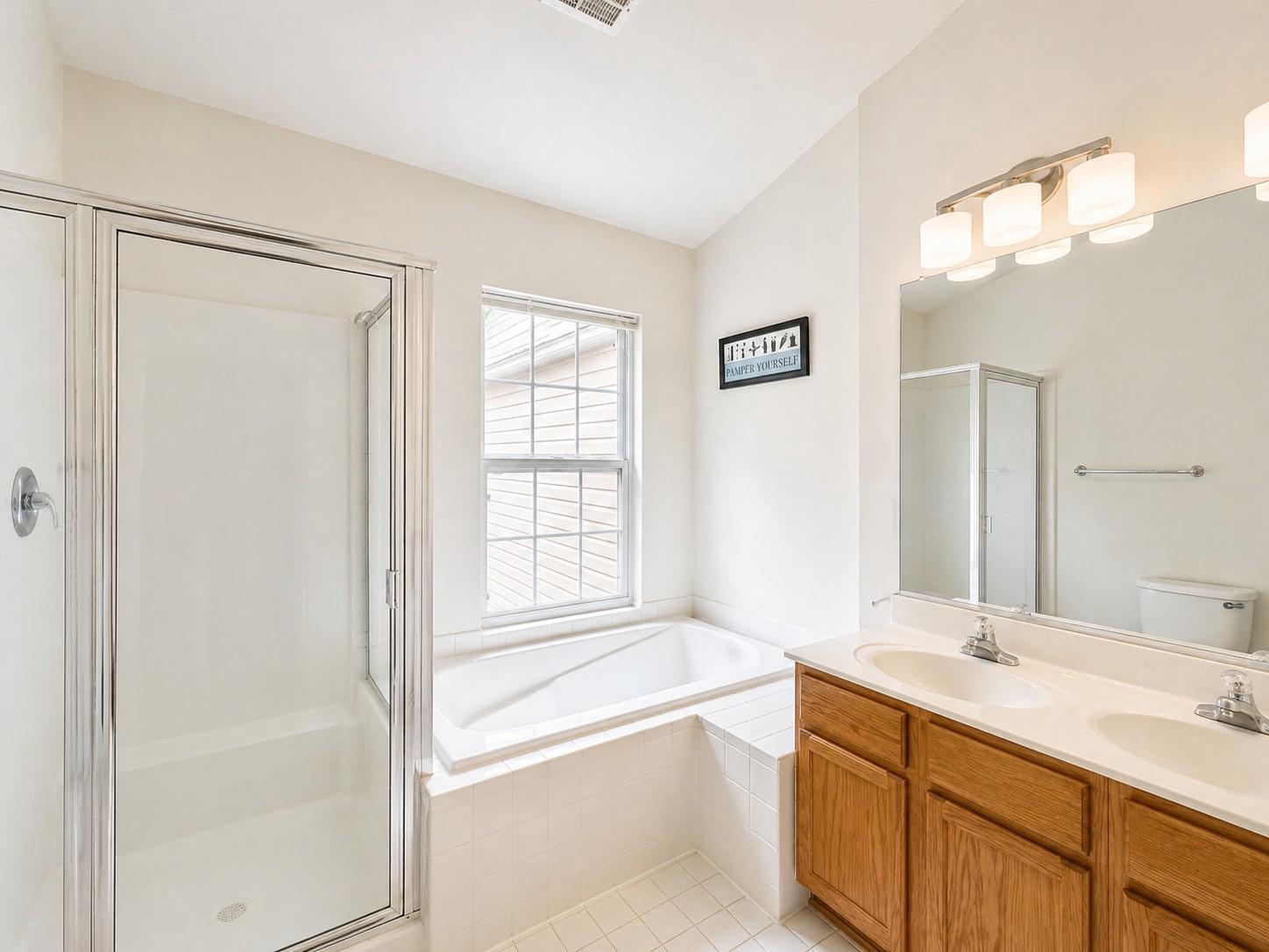 1267 Wild Hawthorn Way Reston, VA 20194 - Photo 14 of 22 Bright and airy primary bathroom