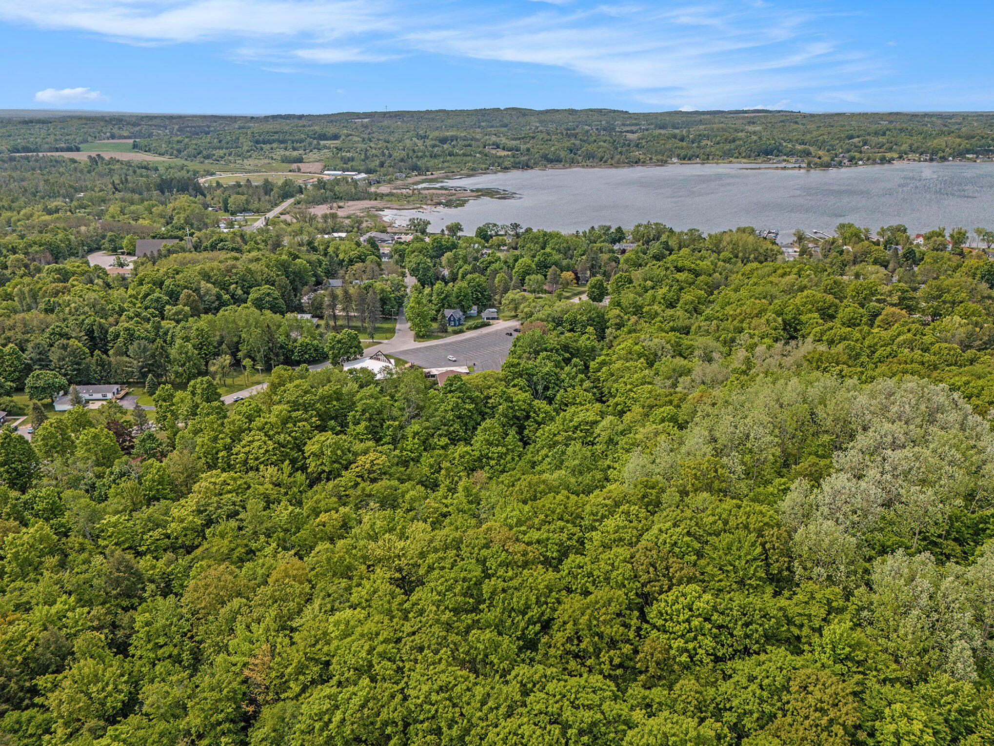 8-acres 3rd Street Onekama, MI 49675 - Photo 28 of 35 South View~Portage Lake 3 blks away
