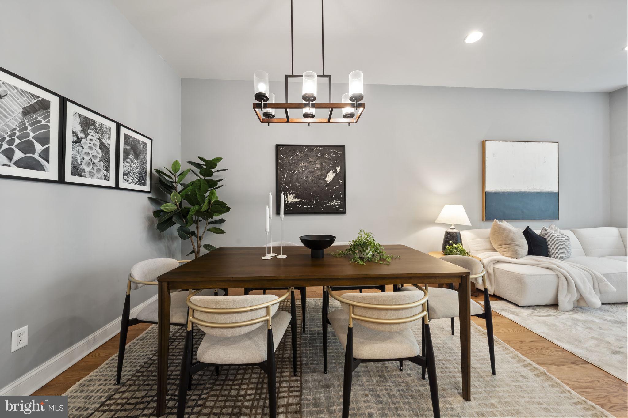 220 Gaskill Street Philadelphia, PA 19147 - Photo 31 of 60 Modern dining space with artistic flair.