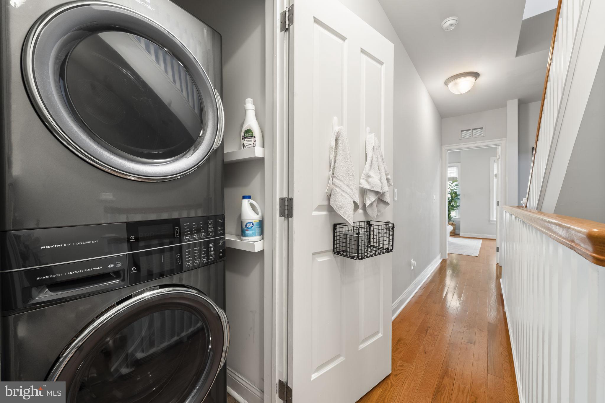 220 Gaskill Street Philadelphia, PA 19147 - Photo 41 of 60 Modern laundry nook with sleek appliances.