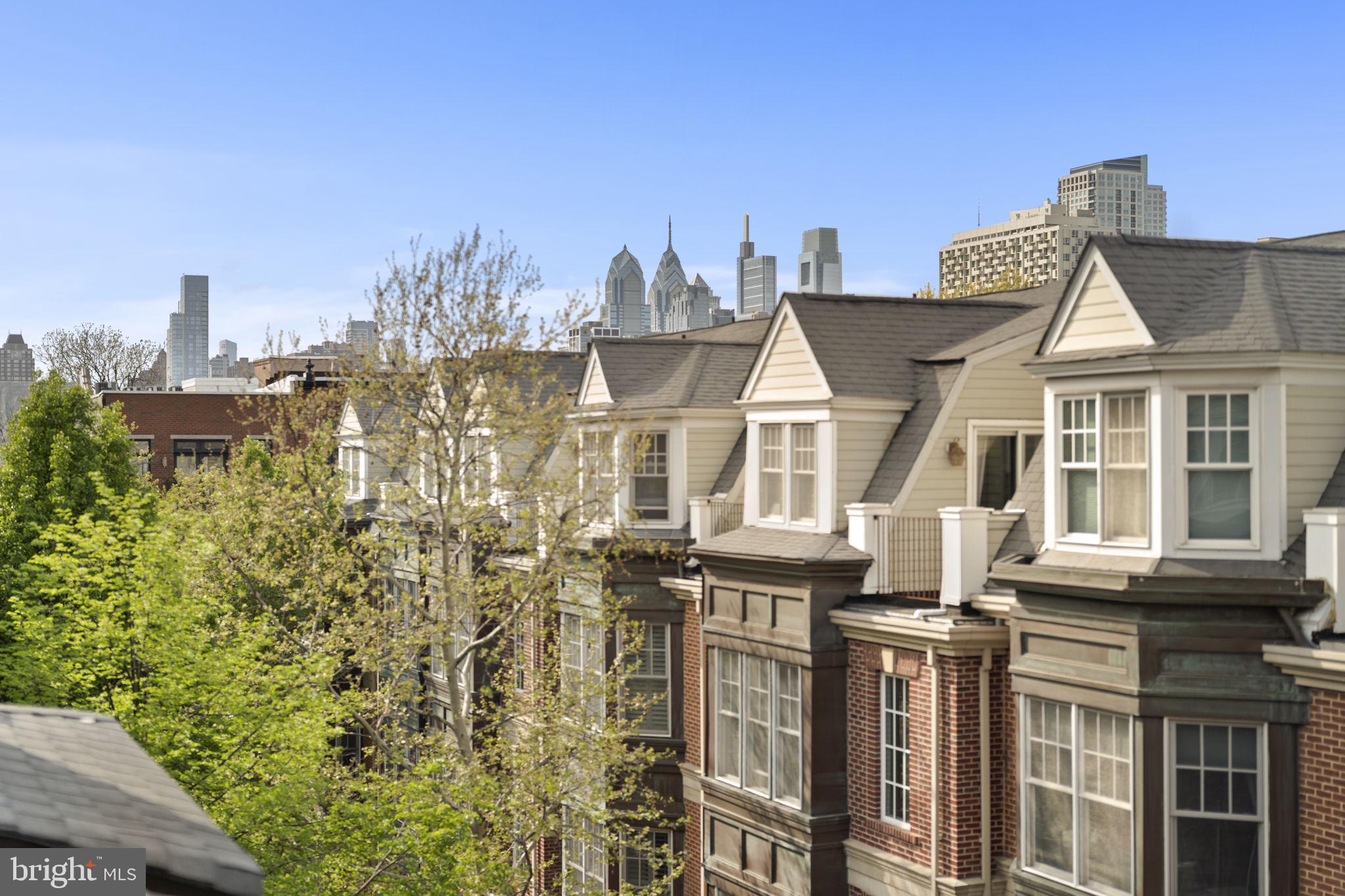 220 Gaskill Street Philadelphia, PA 19147 - Photo 60 of 60 Charming rooftops with city skyline.