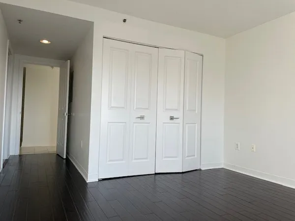 a view of a closet area