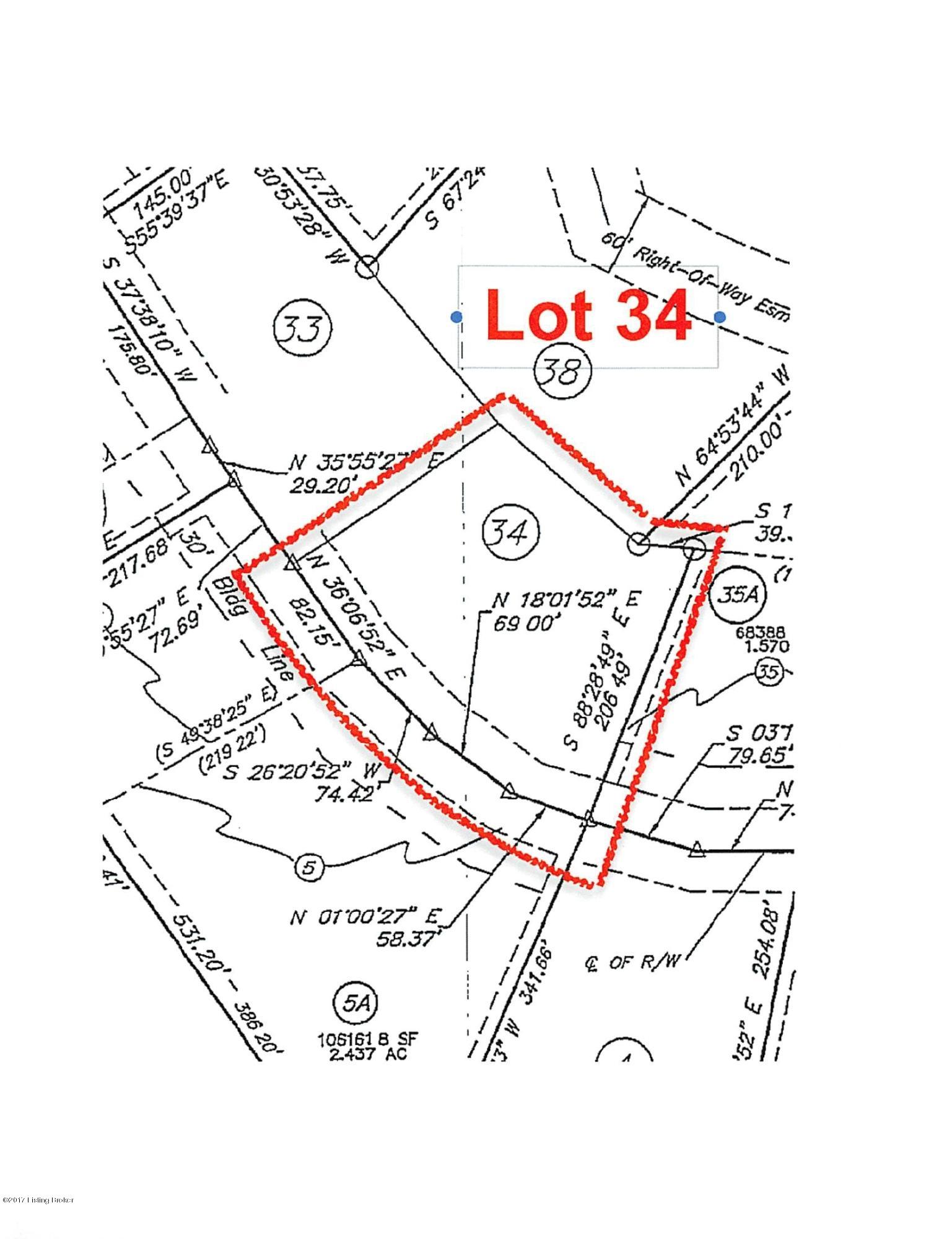 Lot 34 River Edge Road Brandenburg, KY 40108 - Photo 2 of 7 Lot 34 River Edge Plat