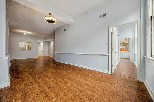 wooden floor in an empty room
