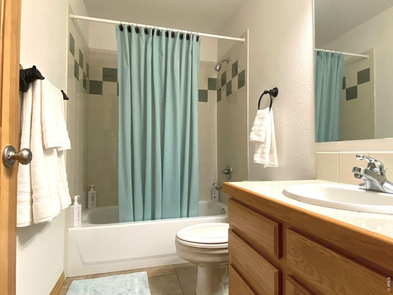 28 Valley View Lane Evergreen, CO 80439 - Photo 27 of 37 a bathroom with a sink a toilet and shower