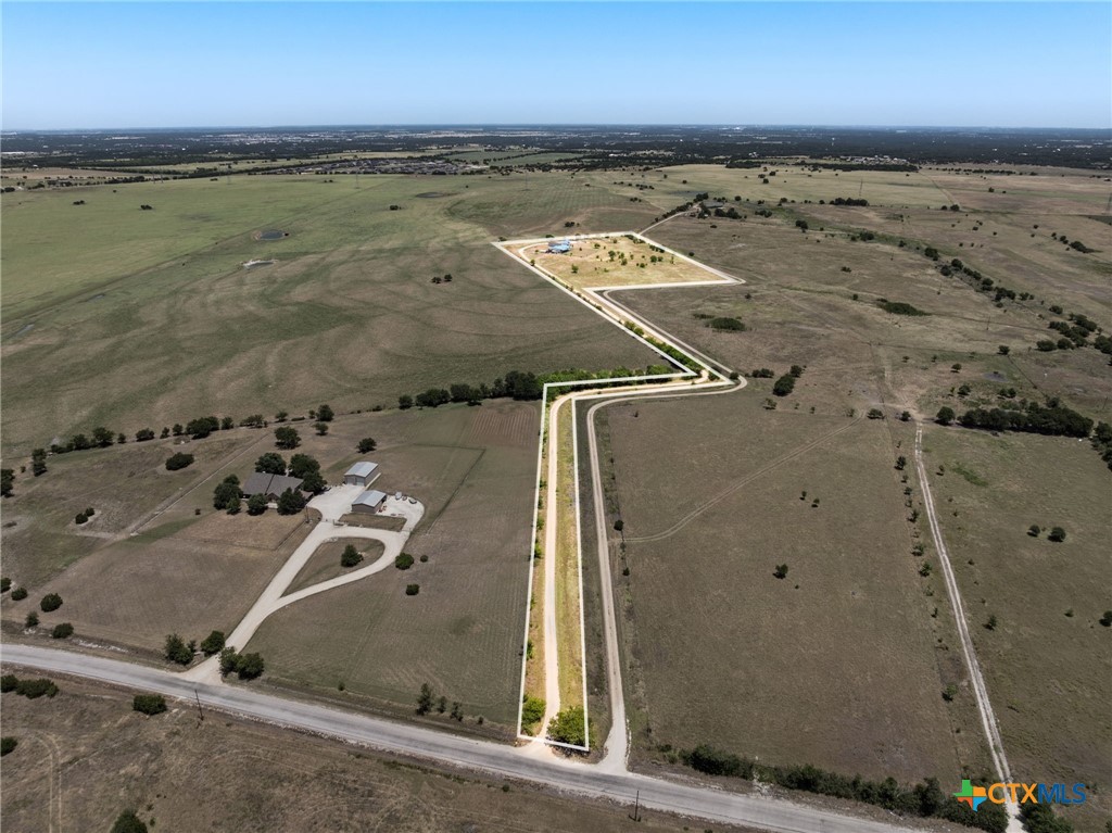 2124 Hackberry Road Salado, TX 76571 - Photo 35 of 41 Aerial view highlighting entry. Property lines are approximate
