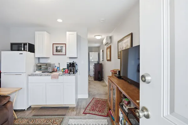 a bedroom with furniture and a couch