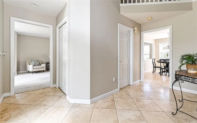 a view of entryway and hall