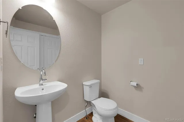 a view of a room with an empty space