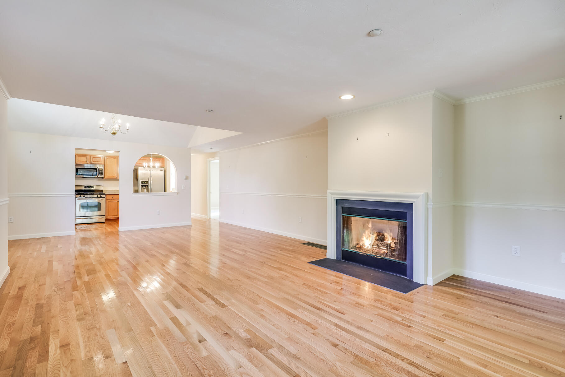 16 North Ridge Road Mashpee, MA 02649 - Photo 17 of 47 a view of empty room with a fireplace