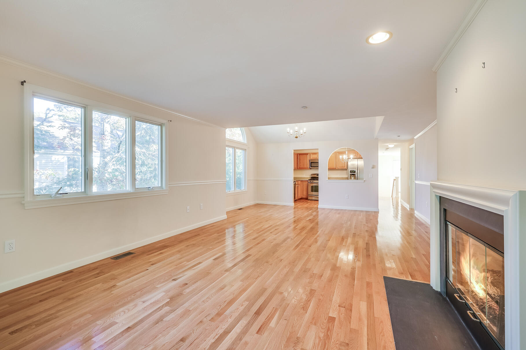 16 North Ridge Road Mashpee, MA 02649 - Photo 19 of 47 a view of empty room with wooden floor and fan