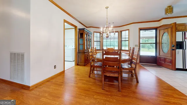 a view of a grassy field