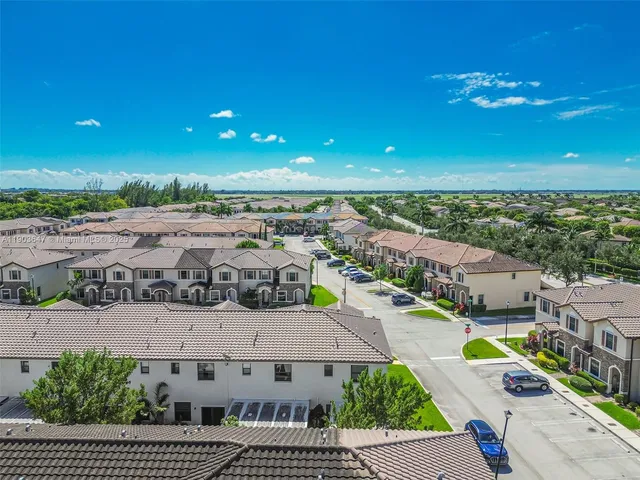 a view of a city from a terrace