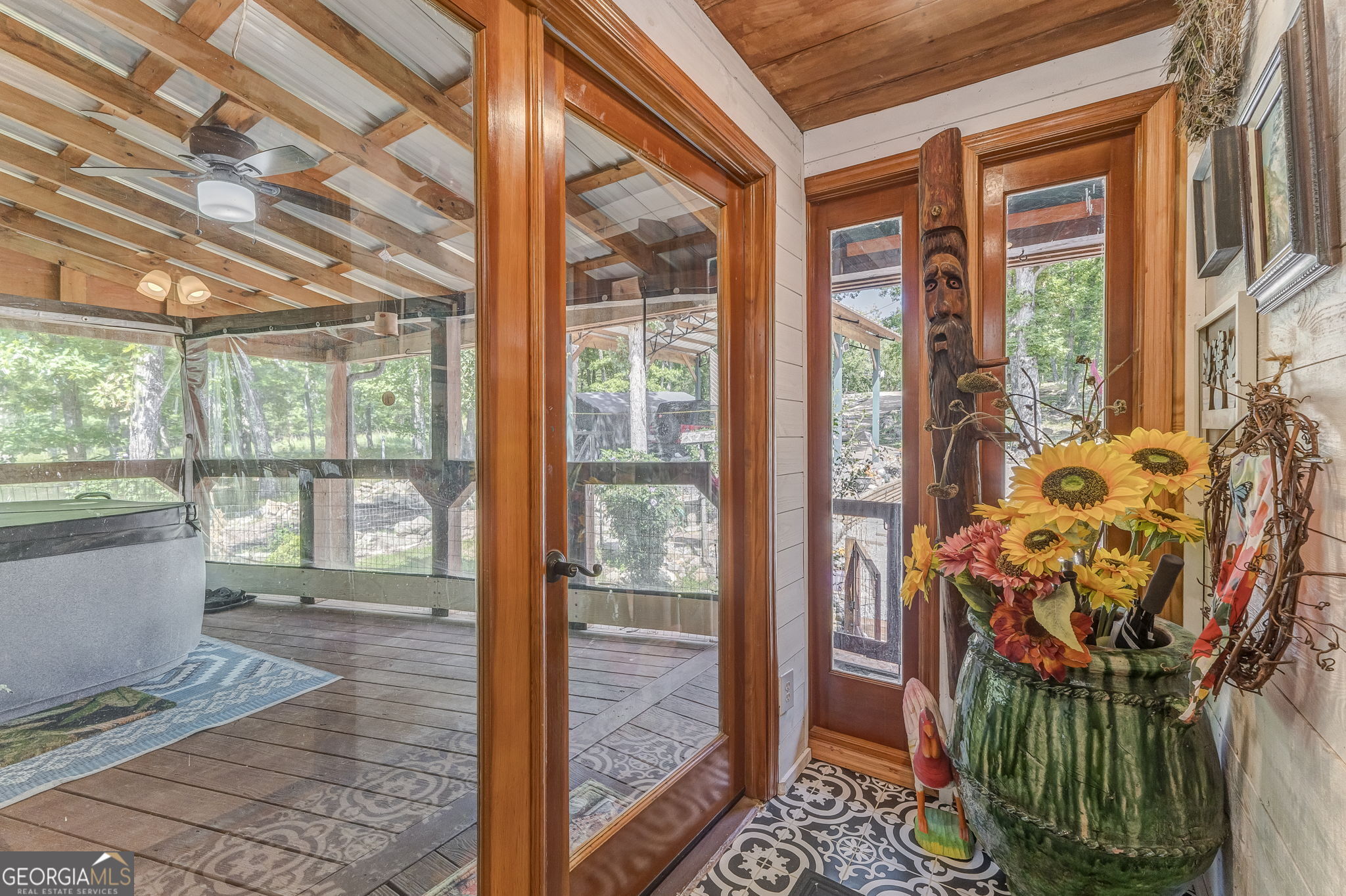 7896 Old State Road Menlo, GA 30731 - Photo 47 of 79 a view of front door and porch with a couch
