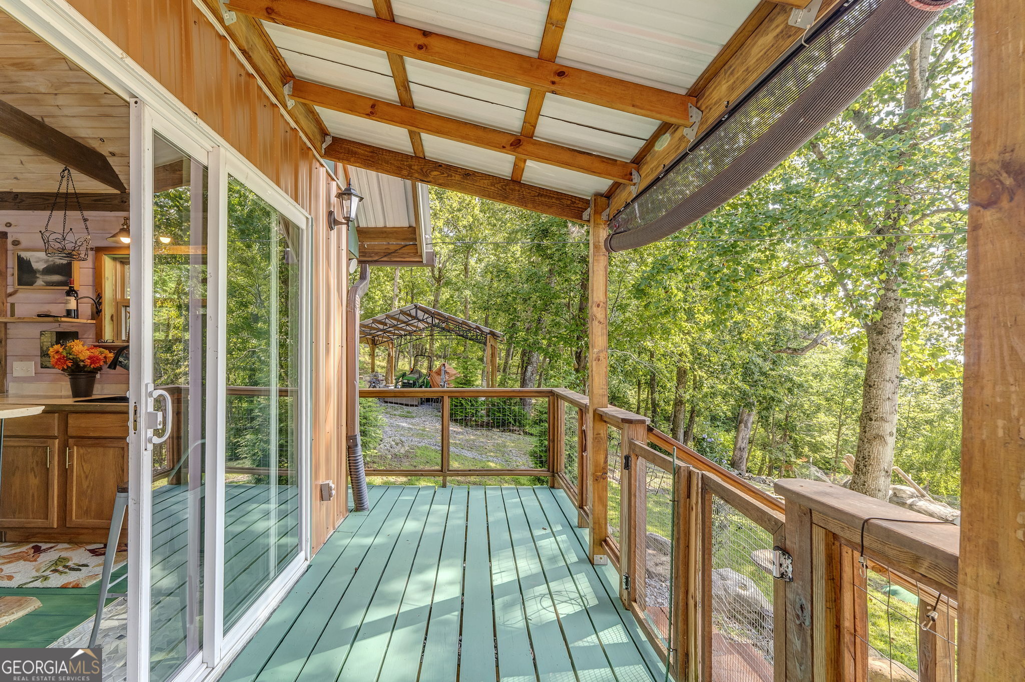7896 Old State Road Menlo, GA 30731 - Photo 62 of 79 a view of balcony with wooden floor and outdoor space
