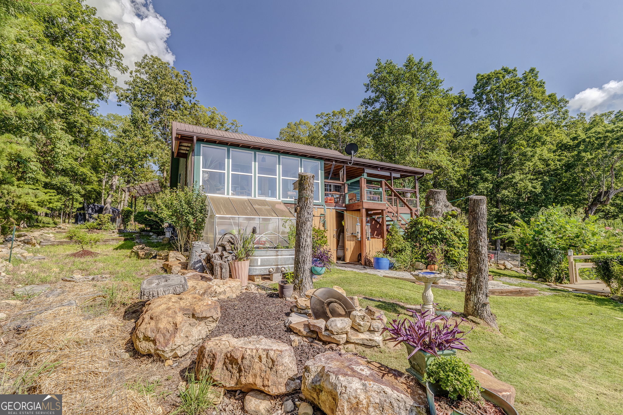 7896 Old State Road Menlo, GA 30731 - Photo 69 of 79 a front view of a house with garden