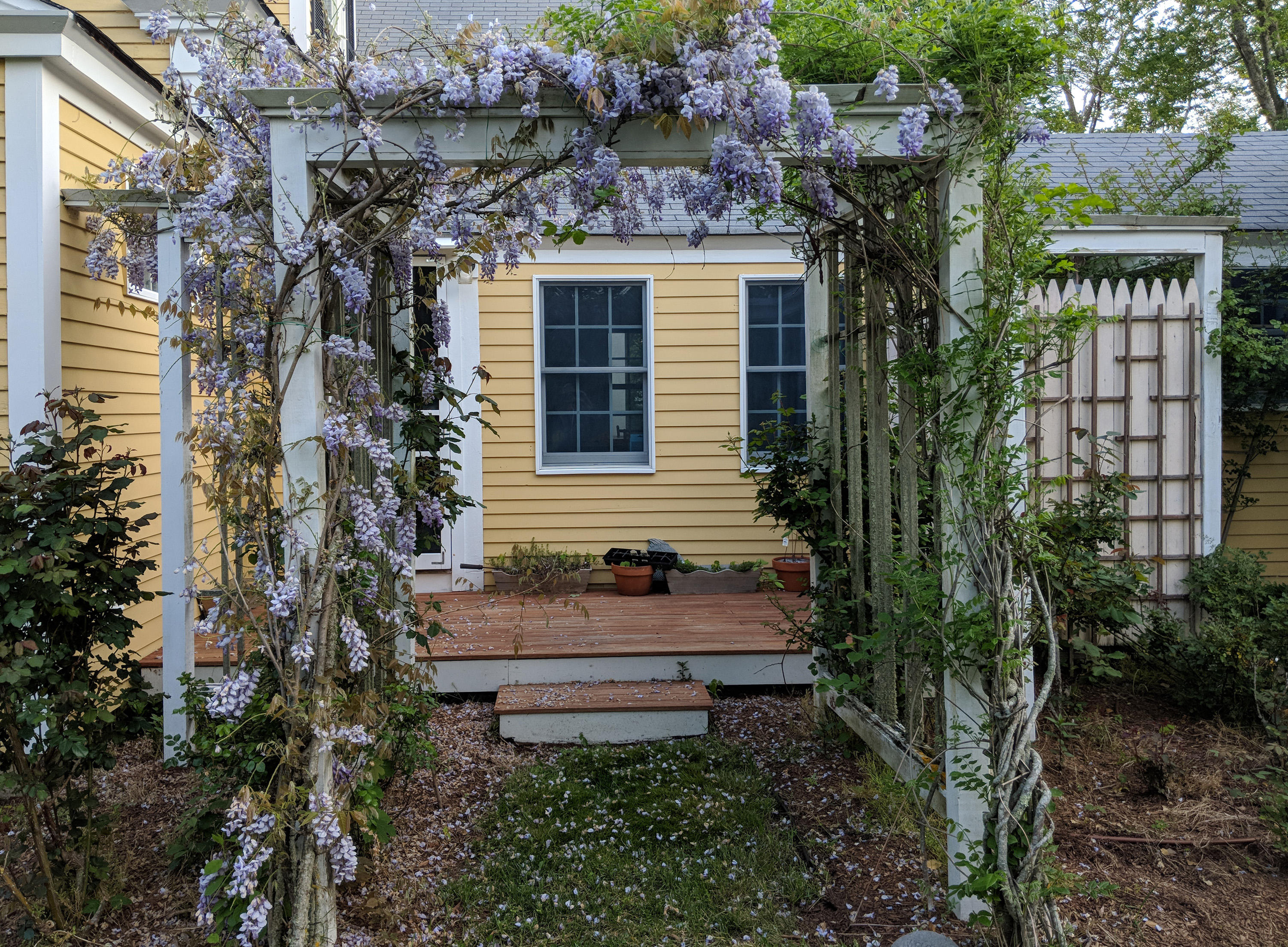 120 Bridge Road Eastham, MA 02642 - Photo 33 of 48 a house view with a garden space