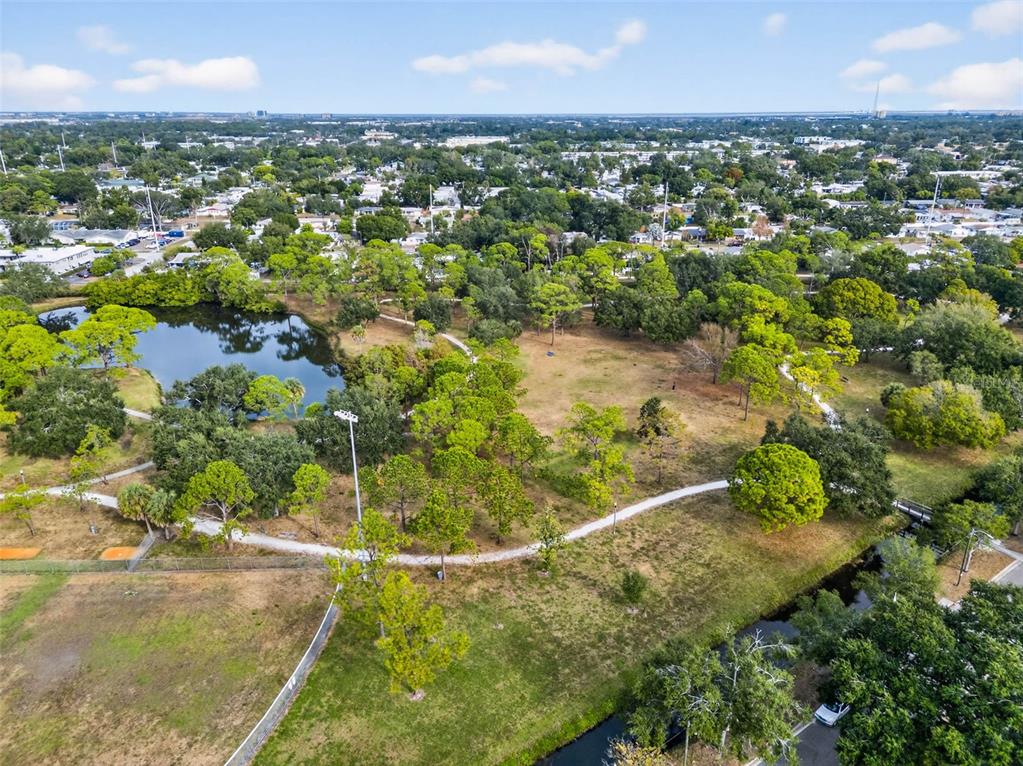 6501 Livingston Avenue North St. Petersburg, FL 33702 - Photo 31 of 31 an aerial view of residential houses with outdoor space and trees