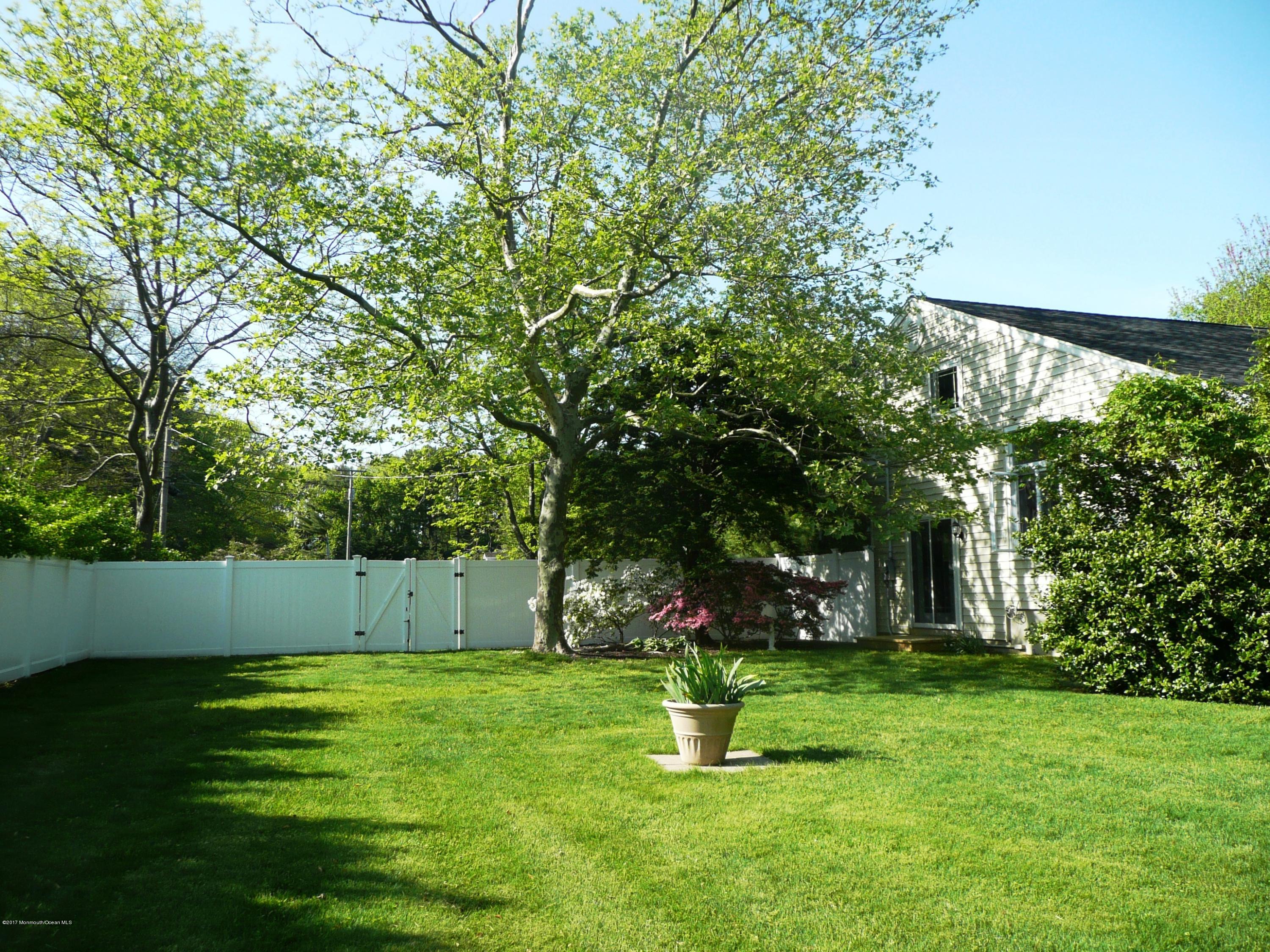 30 Carolyn Road Little Silver, NJ 07739 - Photo 8 of 13 a view of a backyard with a palm tree